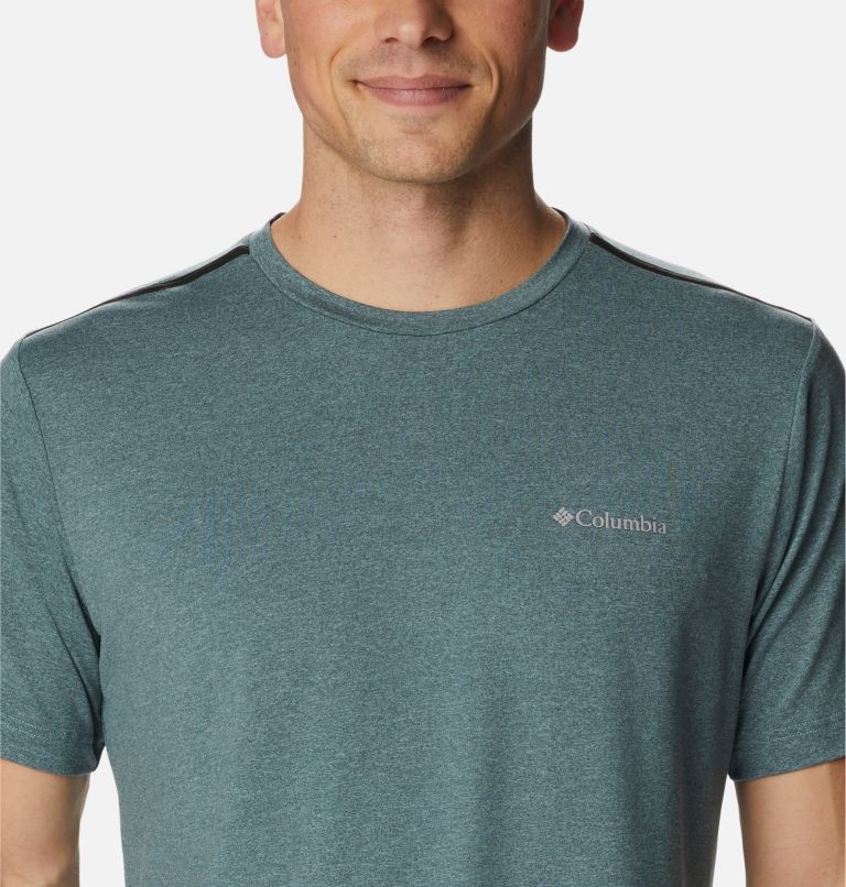 T-shirt à col rond Tech Trail pour homme, Color: Metal Heather, image 4
