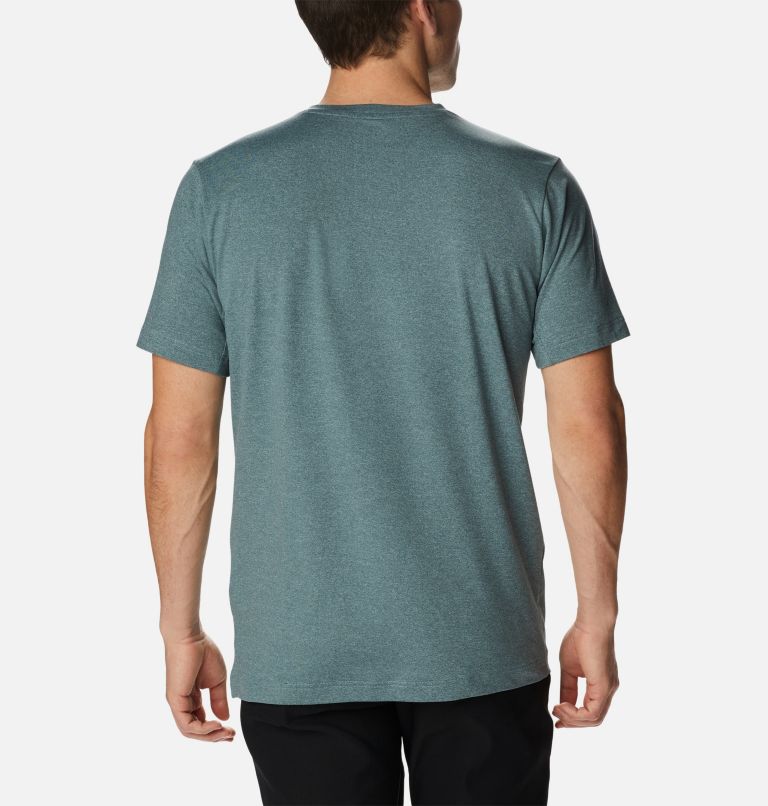 T-shirt à col rond Tech Trail pour homme, Color: Metal Heather, image 2
