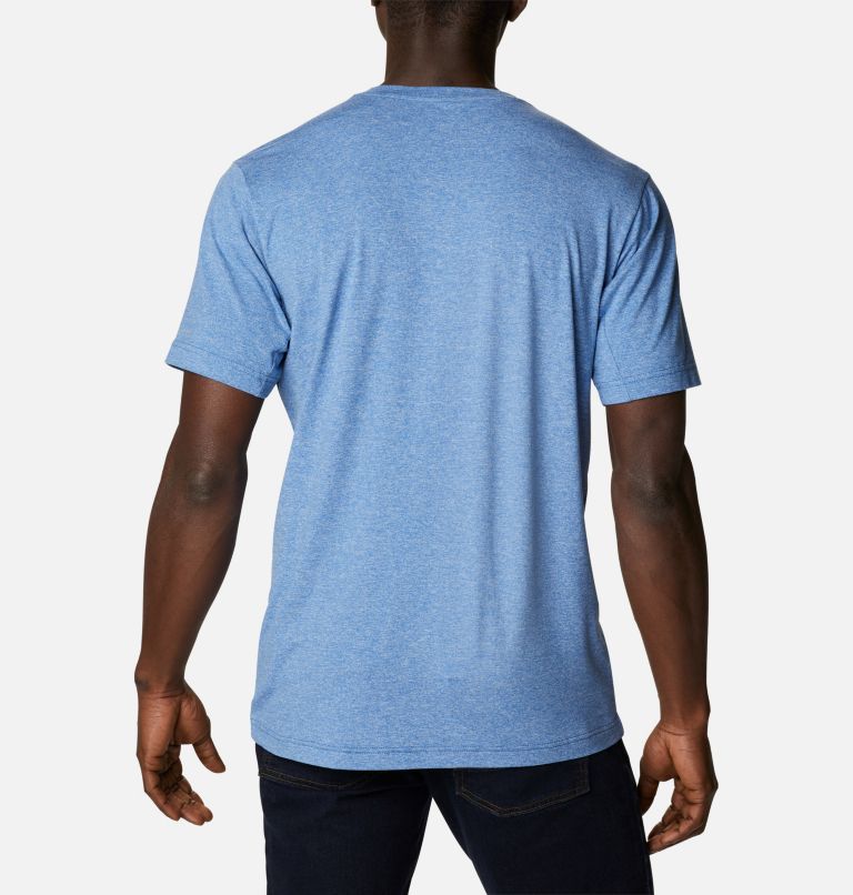 T-shirt à col rond Tech Trail pour homme, Color: Bright Indigo, image 2