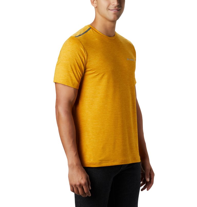 T-shirt à col rond Tech Trail pour homme, Color: Bright Gold, image 5