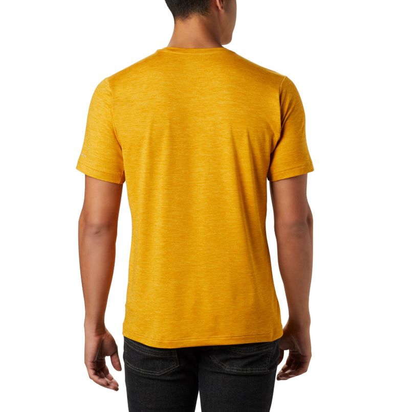 T-shirt à col rond Tech Trail pour homme, Color: Bright Gold, image 2