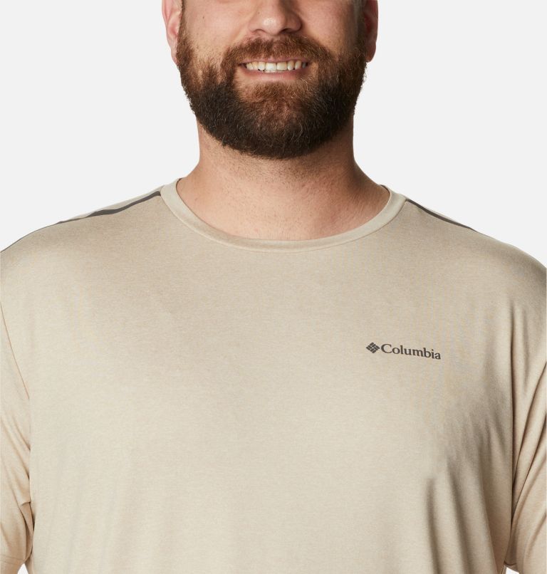 T-shirt à col rond Tech Trail pour homme – Tailles fortes, Color: Ancient Fossil Heather