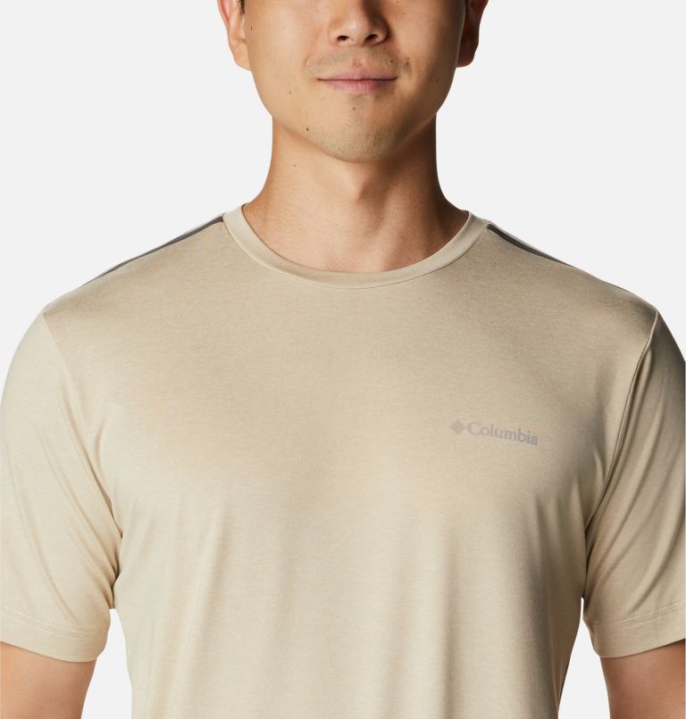 T-shirt à col rond Tech Trail pour homme – Grandes tailles, Color: Ancient Fossil Heather