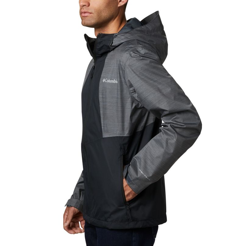Men's Inner Limits II Waterproof  Jacket, Color: Black, Graphite Heather, image 3