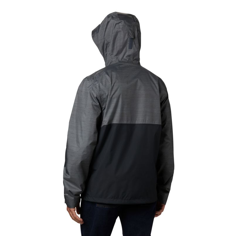 Men's Inner Limits II Waterproof  Jacket, Color: Black, Graphite Heather, image 2