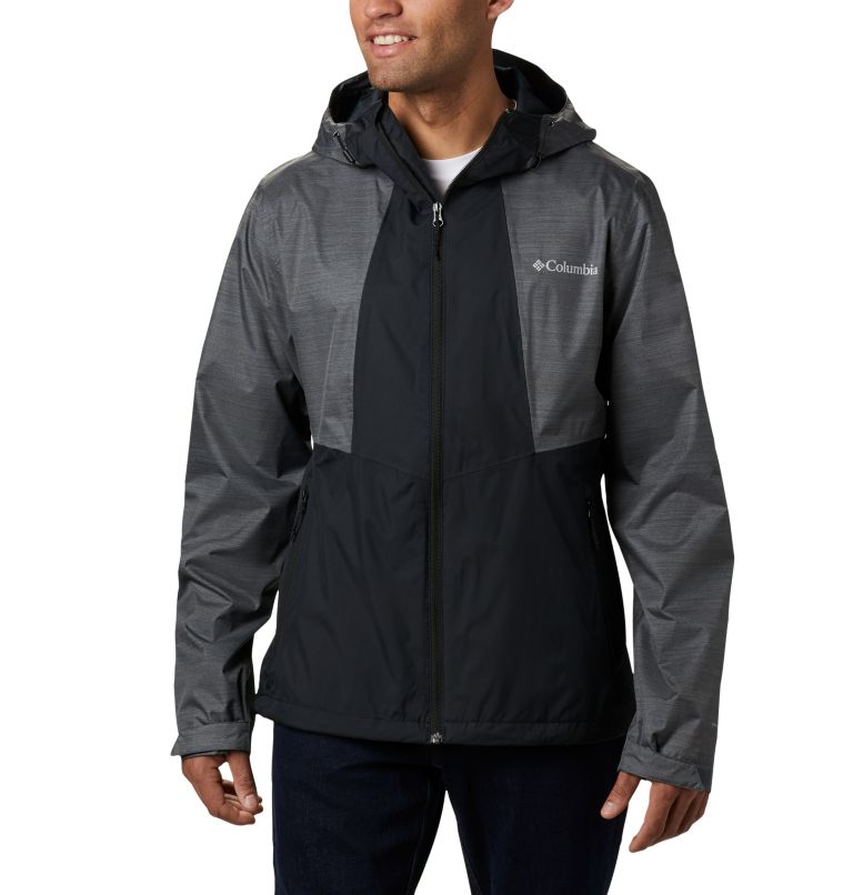 Thumbnail: Men's Inner Limits II Waterproof  Jacket, Color: Black, Graphite Heather, image 1