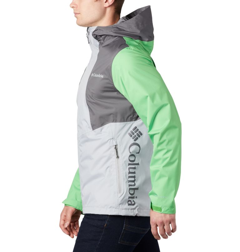Men's Inner Limits II Waterproof  Jacket - 2023 COLLECTION, Color: Columbia Grey, City Grey, Green Boa, image 3