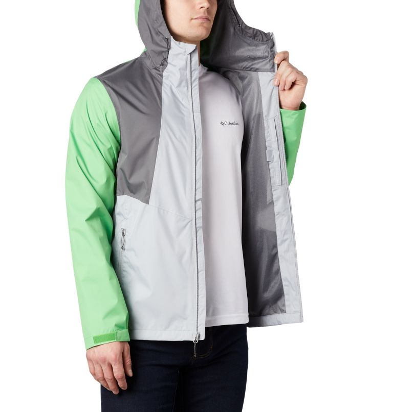 Men's Inner Limits II Waterproof  Jacket - 2023 COLLECTION, Color: Columbia Grey, City Grey, Green Boa, image 5