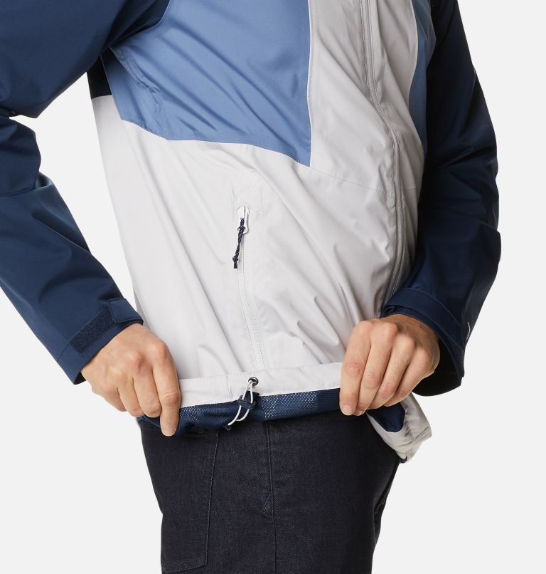 Men's Inner Limits II Jacket, Color: Nimbus Grey, Bluestone, Collegiate Navy, image 6