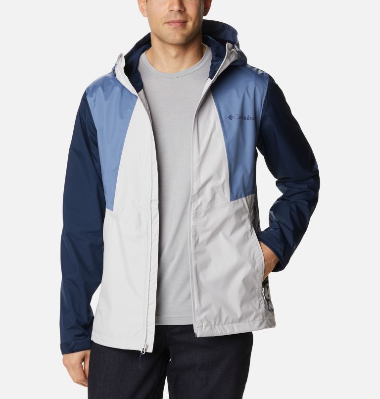 Men's Inner Limits II Jacket, Color: Nimbus Grey, Bluestone, Collegiate Navy, image 1