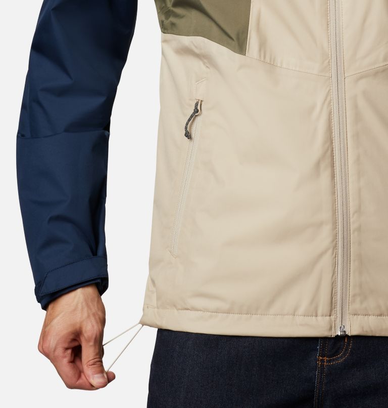 Men's Inner Limits II Jacket, Color: Ancient Fossil, Coll Navy, Stone Green, image 6