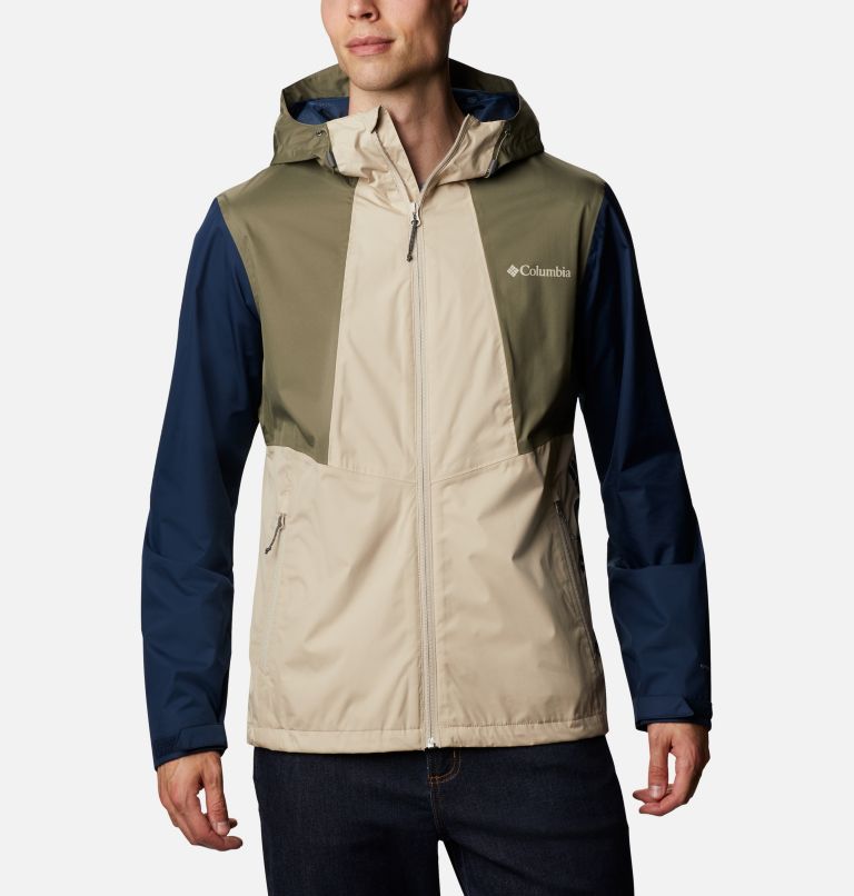 Thumbnail: Veste Imperméable Inner Limits II Homme, Color: Ancient Fossil, Coll Navy, Stone Green, image 1