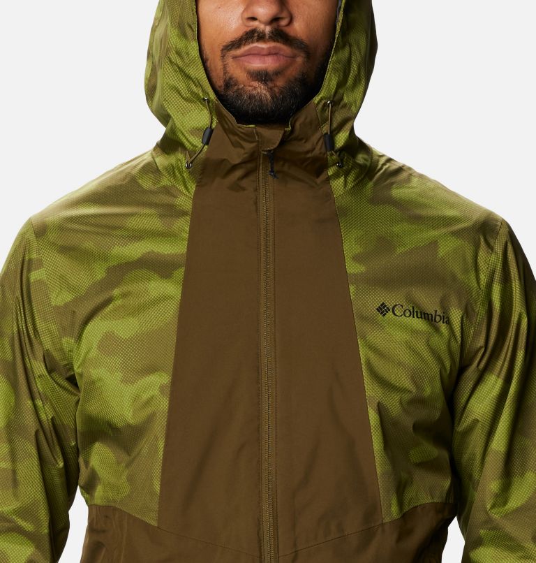Inner Limits II Jacket, Color: New Olive, Matcha Spotted Camo, image 4