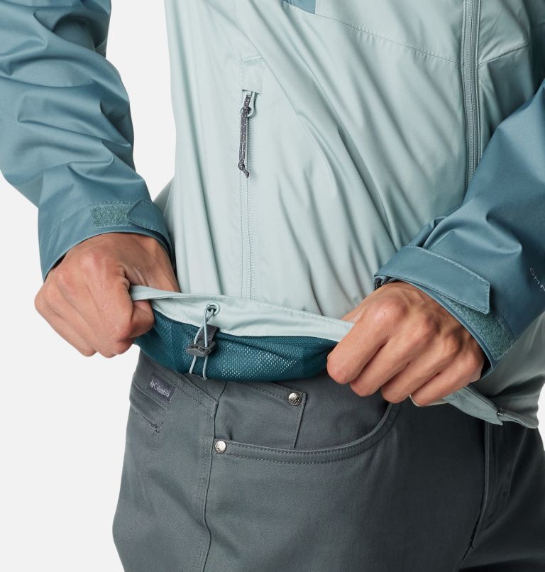 Men's Inner Limits II Waterproof  Jacket, Color: Niagara, Metal, image 6