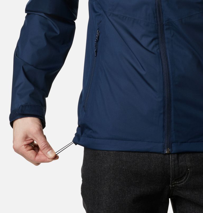 Thumbnail: Men's Inner Limits II Waterproof  Jacket, Color: Collegiate Navy, image 6