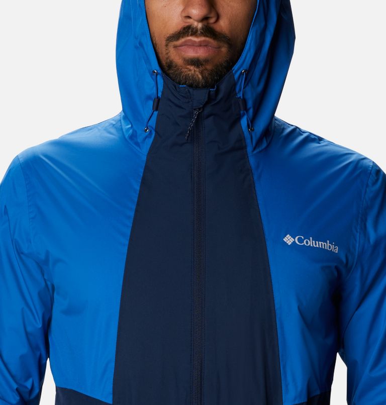 Men's Inner Limits II Waterproof  Jacket, Color: Collegiate Navy, Bright Indigo, image 4