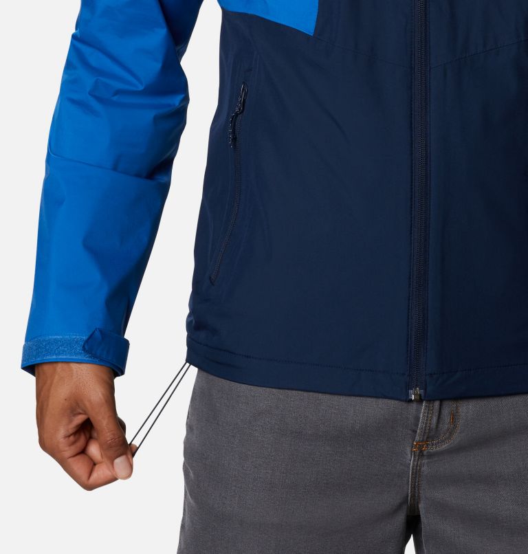Men's Inner Limits II Waterproof  Jacket, Color: Collegiate Navy, Bright Indigo, image 6