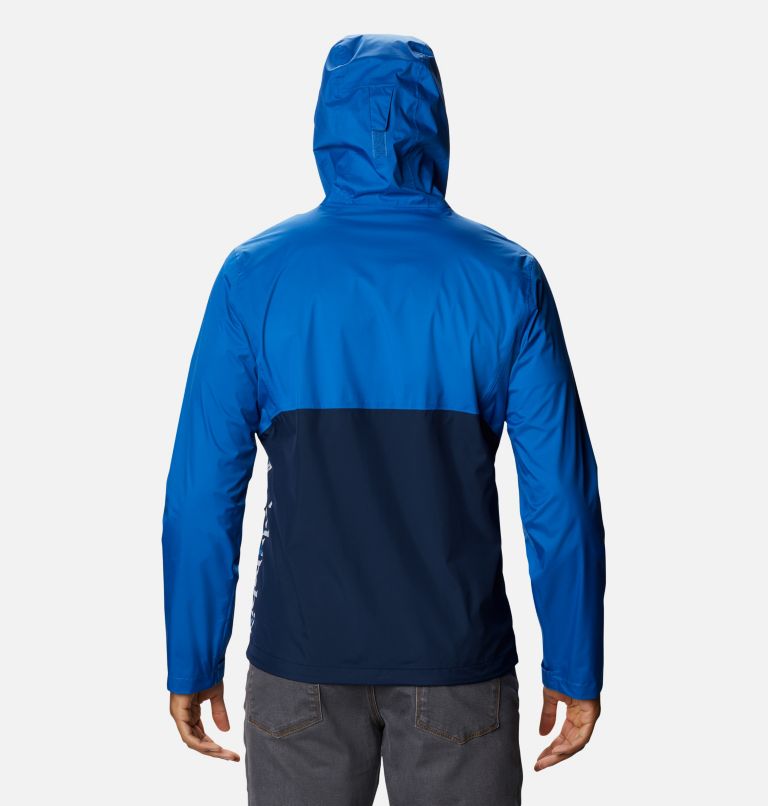 Men's Inner Limits II Waterproof  Jacket, Color: Collegiate Navy, Bright Indigo, image 2