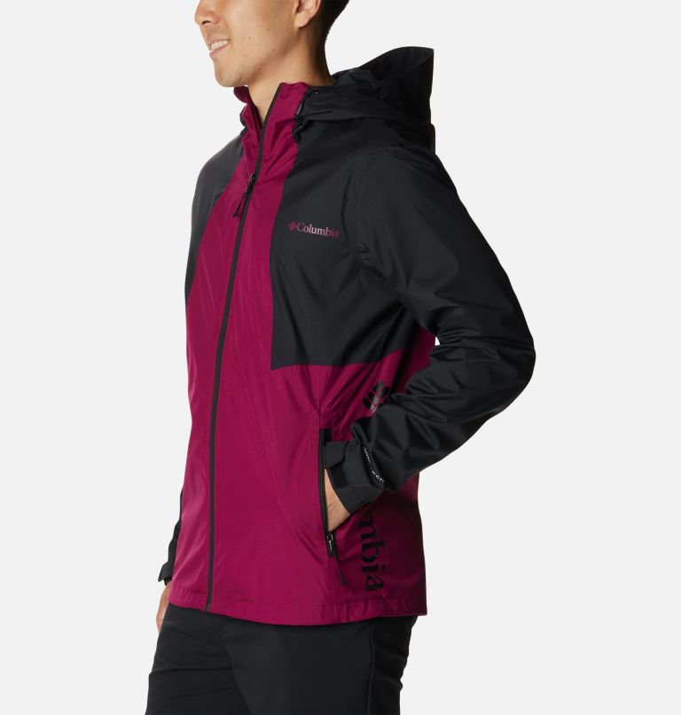 Thumbnail: Men's Inner Limits II Jacket, Color: Red Onion, Black, image 3