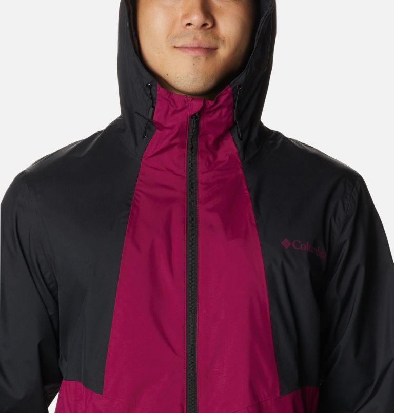 Men's Inner Limits II Jacket, Color: Red Onion, Black, image 4