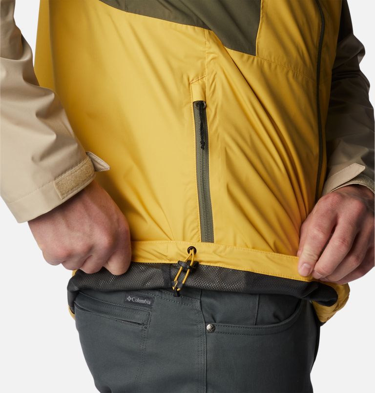 Thumbnail: Veste Imperméable Inner Limits II Homme, Color: Golden Nugget, Stone Grn, Ancient Fossil, image 6