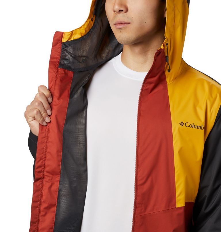 Inner Limits II Jacket | 835 | M, Color: Carnelian Red, Bright Gold, Shark, image 3