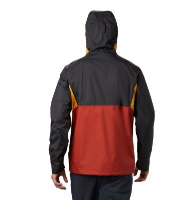 Giacca Inner Limits&trade; II da uomo Inner Limits&trade; II Jacket | 437 | S, Carnelian Red, Bright Gold, Shark, back