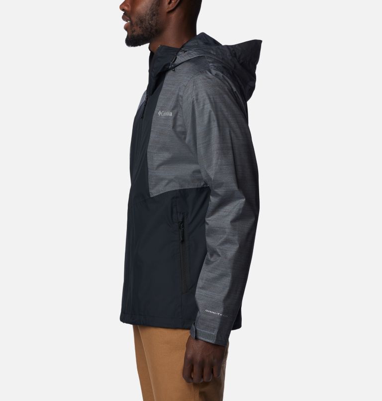 Men's Inner Limits II Rain Jacket, Color: Black, Graphite Heather, image 3