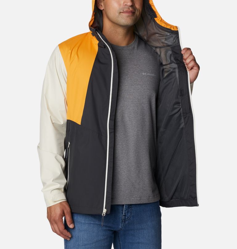 Manteau de pluie Inner Limits II Homme, Color: Shark, Chalk, Mango, image 5