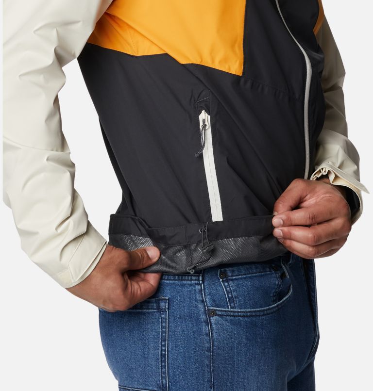 Manteau de pluie Inner Limits II Homme, Color: Shark, Chalk, Mango, image 6