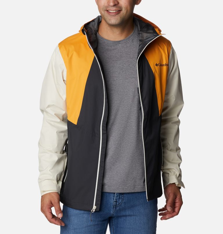 Manteau de pluie Inner Limits II Homme, Color: Shark, Chalk, Mango, image 8