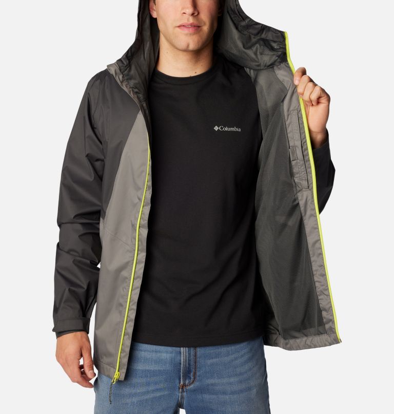 Grey columbia clearance rain jacket