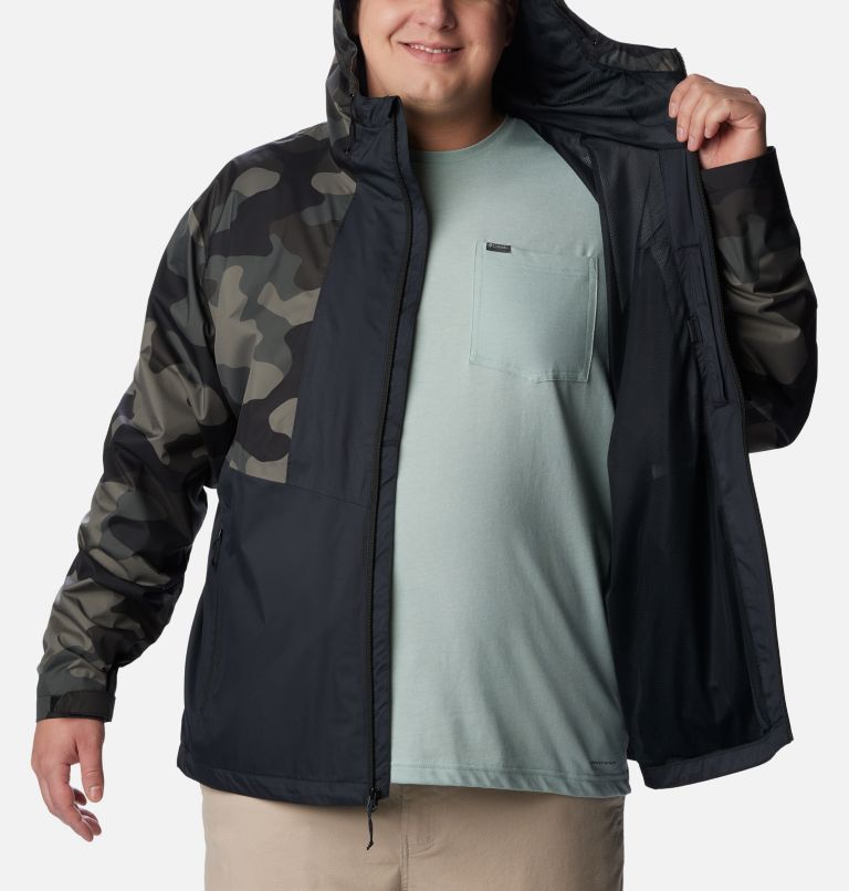 Men's Inner Limits II Waterproof Jacket – Extended Size, Color: Black, Black Mod Camo Print, image 5