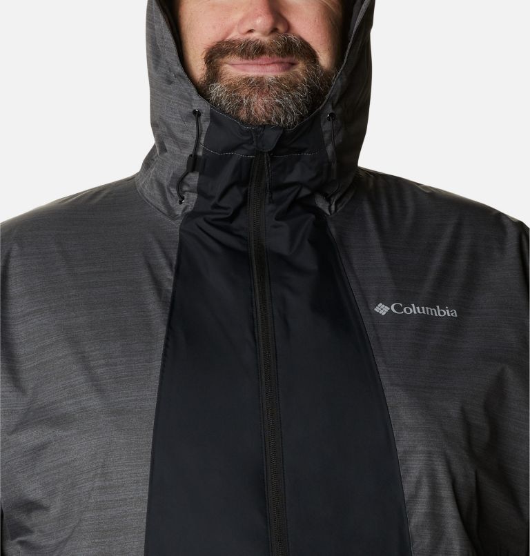 Men's Inner Limits II Waterproof Jacket – Extended Size, Color: Black, Graphite Heather, image 4