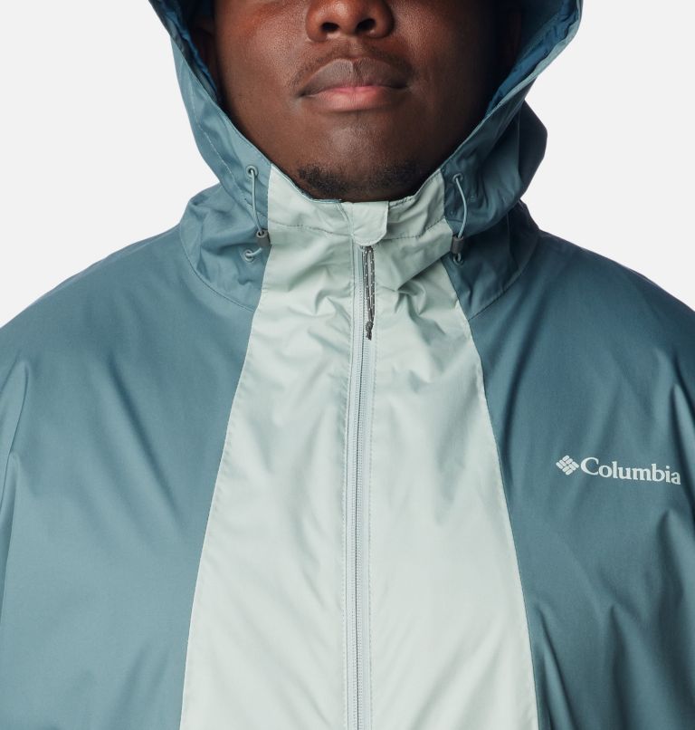 Men's Inner Limits II Waterproof Jacket – Extended Size, Color: Niagara, Metal, image 4