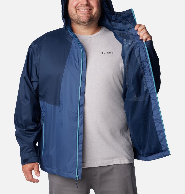 Men's Inner Limits II Jacket - Big, Color: Dark Mountain, Collegiate Navy, image 5