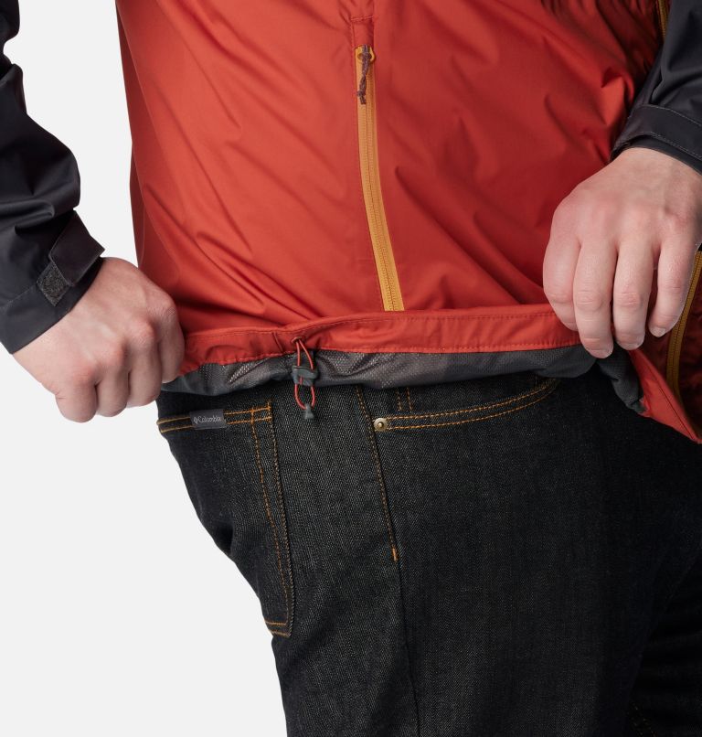 Men's Inner Limits II Jacket - Big, Color: Warp Red, Shark, image 6
