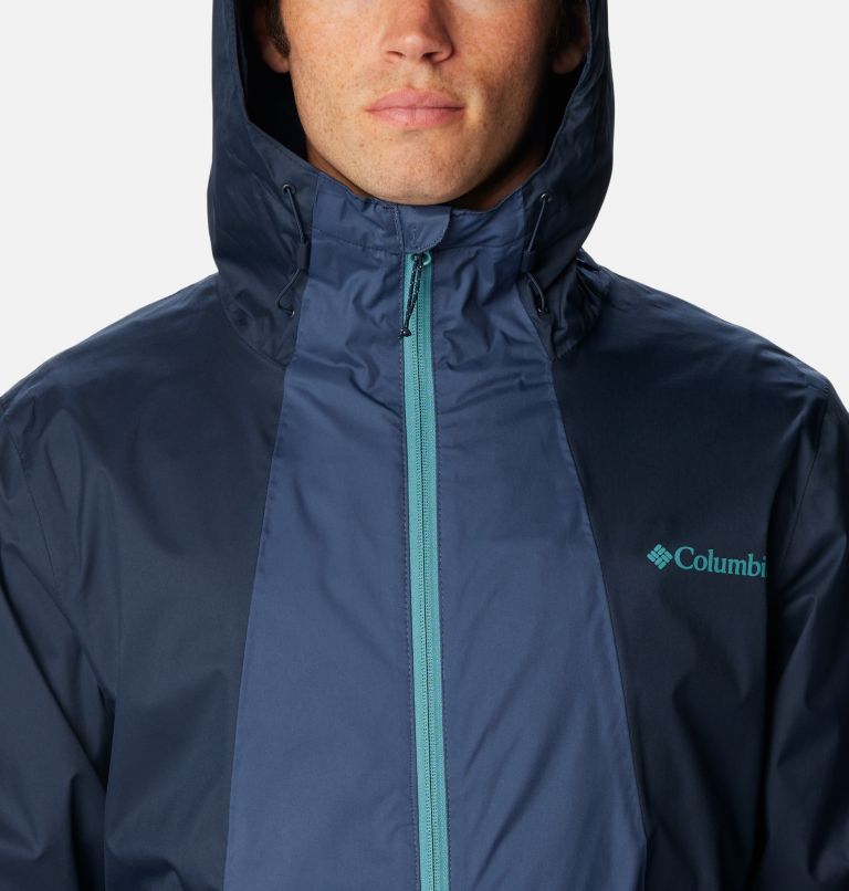 Men's Inner Limits II Jacket - Tall, Color: Dark Mountain, Collegiate Navy, image 4