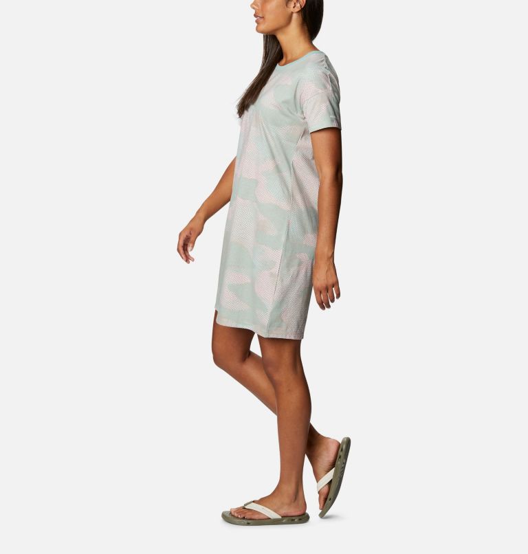 Women's Columbia Park Printed Dress, Color: Aqua Tone Spotted Camo, image 3