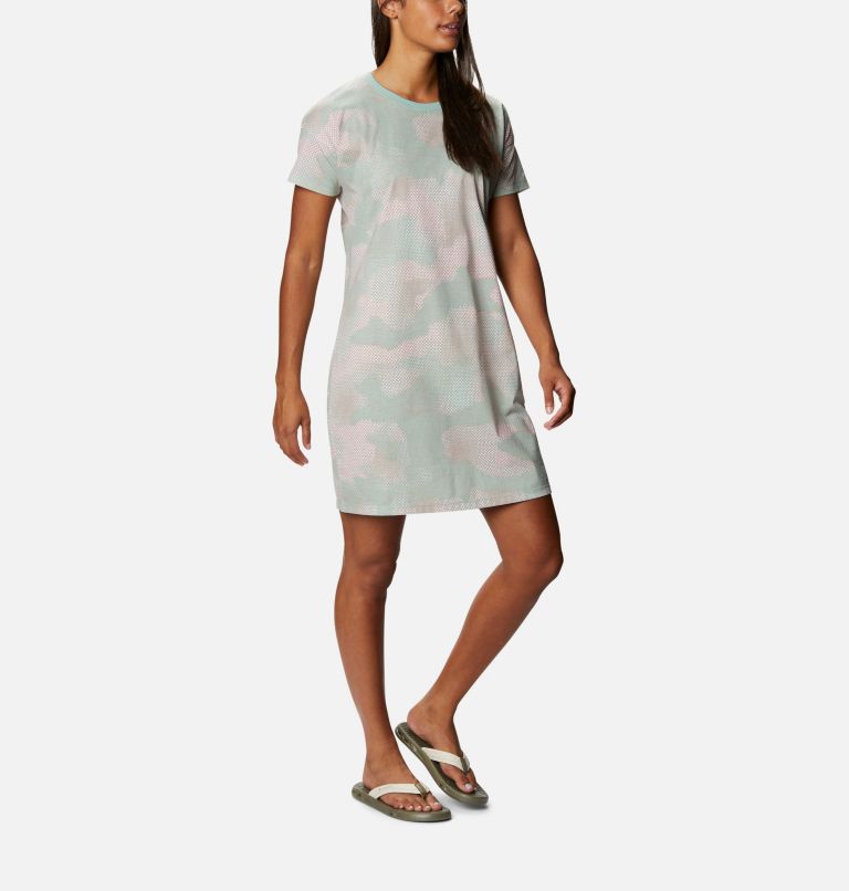 Women's Columbia Park Printed Dress, Color: Aqua Tone Spotted Camo, image 5