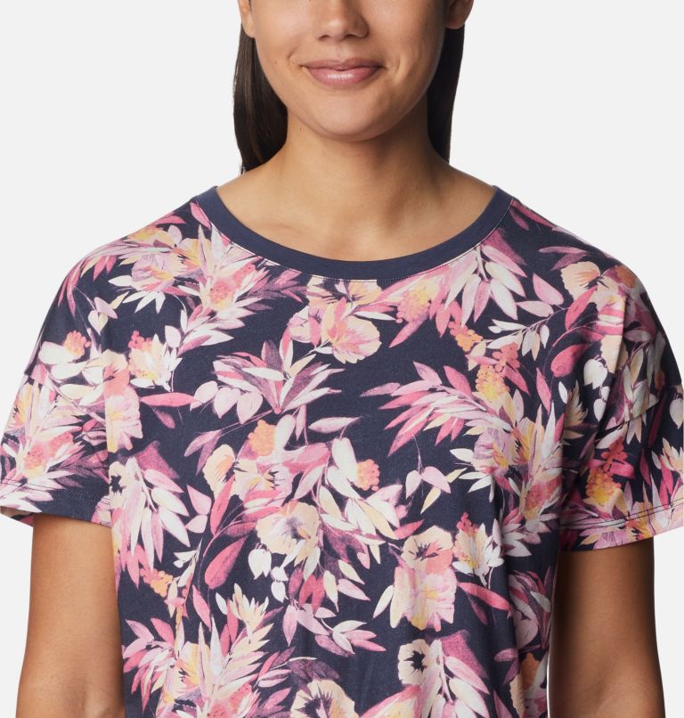 Columbia Park Printed Dress | 656 | XL, Color: Wild Geranium, Wisterian, image 4