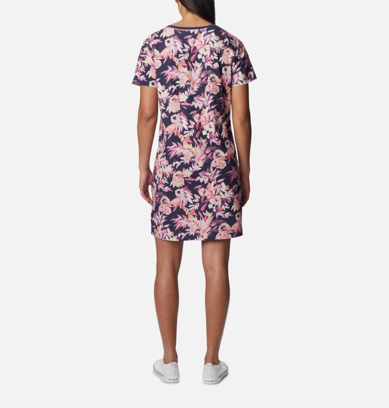 Columbia Park Printed Dress | 656 | XL, Color: Wild Geranium, Wisterian, image 2