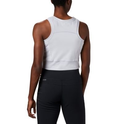 D&eacute;bardeur Court Windgates&trade; Femme Windgates&trade; Cropped Tank | 010 | XL, White, Cirrus Grey, back