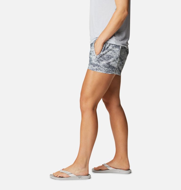 Women's PFG Tidal II Shorts, Color: Cool Grey PFG Camo Print, image 3