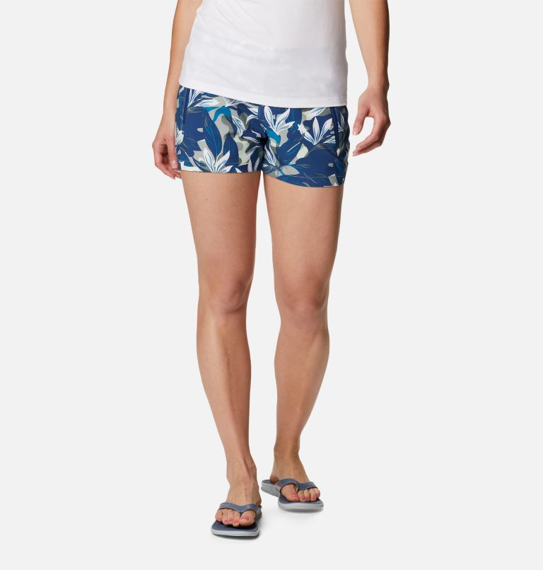 Women's PFG Tidal II Shorts, Color: Safari Hidden Paradise, image 1
