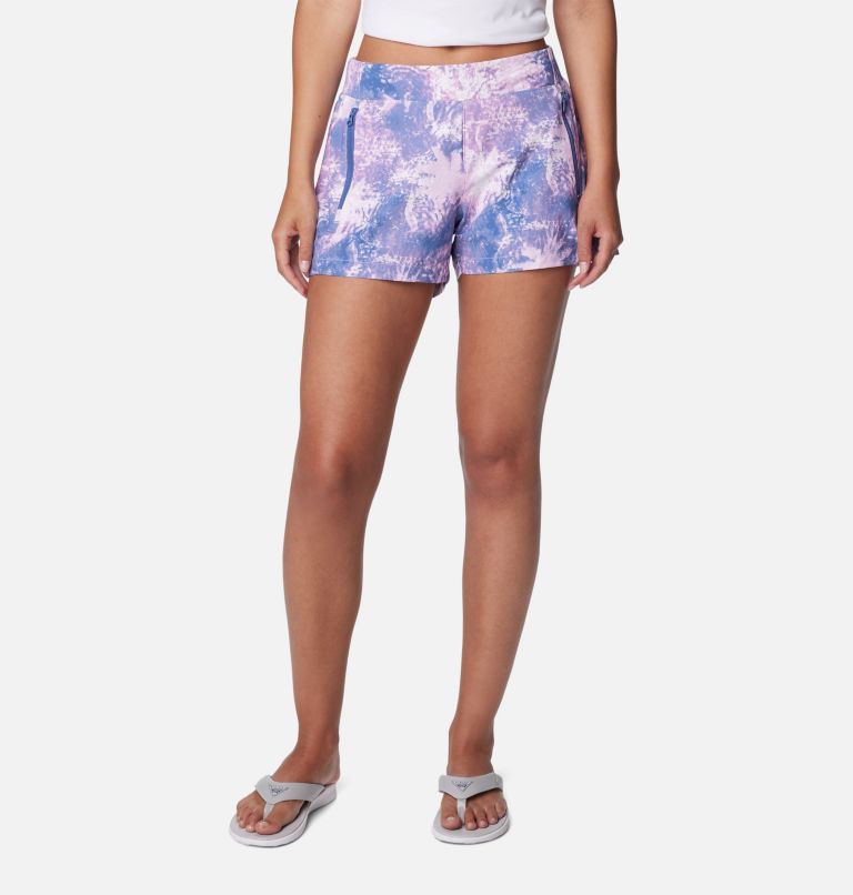 Women's PFG Tidal II Shorts, Color: Bluebell Digishores, image 1