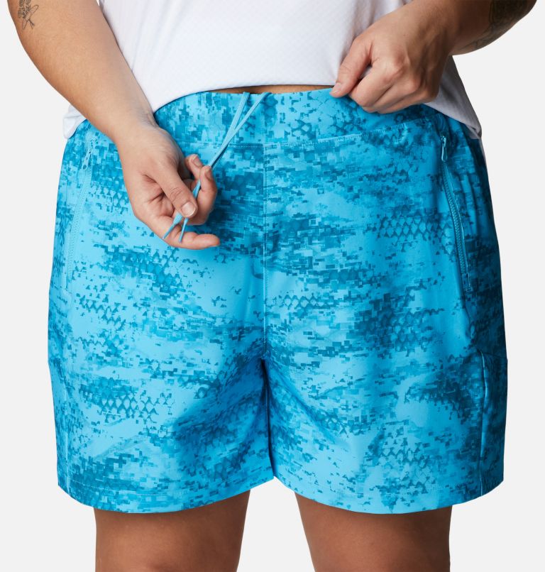 Women's PFG Tidal II Shorts - Plus Size, Color: Atoll PFG Camo Print, image 4