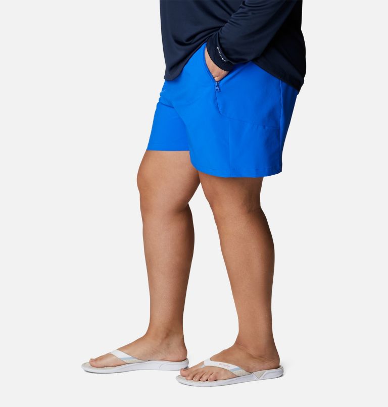 Women's PFG Tidal II Shorts - Plus Size, Color: Blue Macaw, image 3
