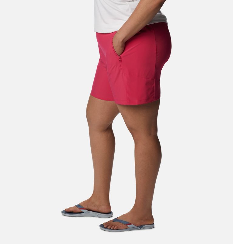 Women's PFG Tidal II Shorts - Plus Size, Color: Cactus Pink, image 3