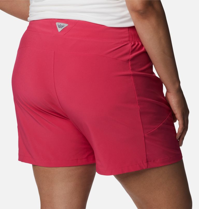 Women's PFG Tidal II Shorts - Plus Size, Color: Cactus Pink, image 5